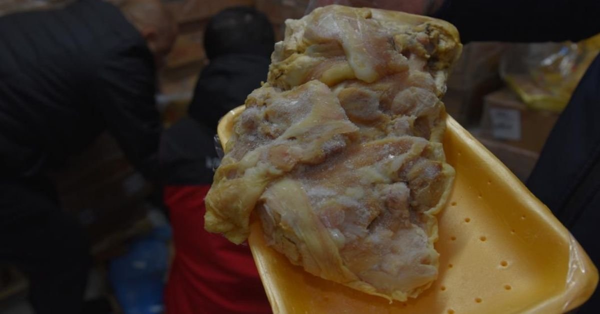 "SON KULLANMA TARİHİ GEÇMİŞ 50 TON TAVUK İMHA EDİLDİ"