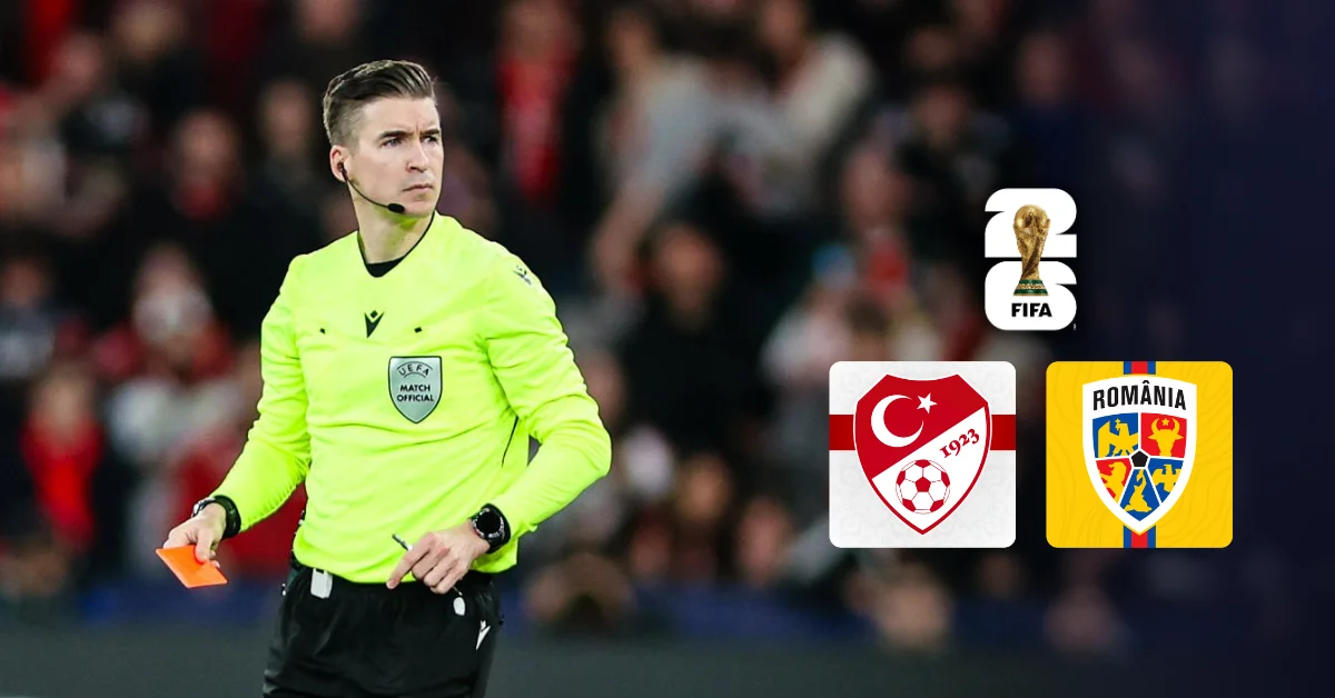"TÜRKİYE - ROMANYA MAÇINA FRANSIZ HAKEM"