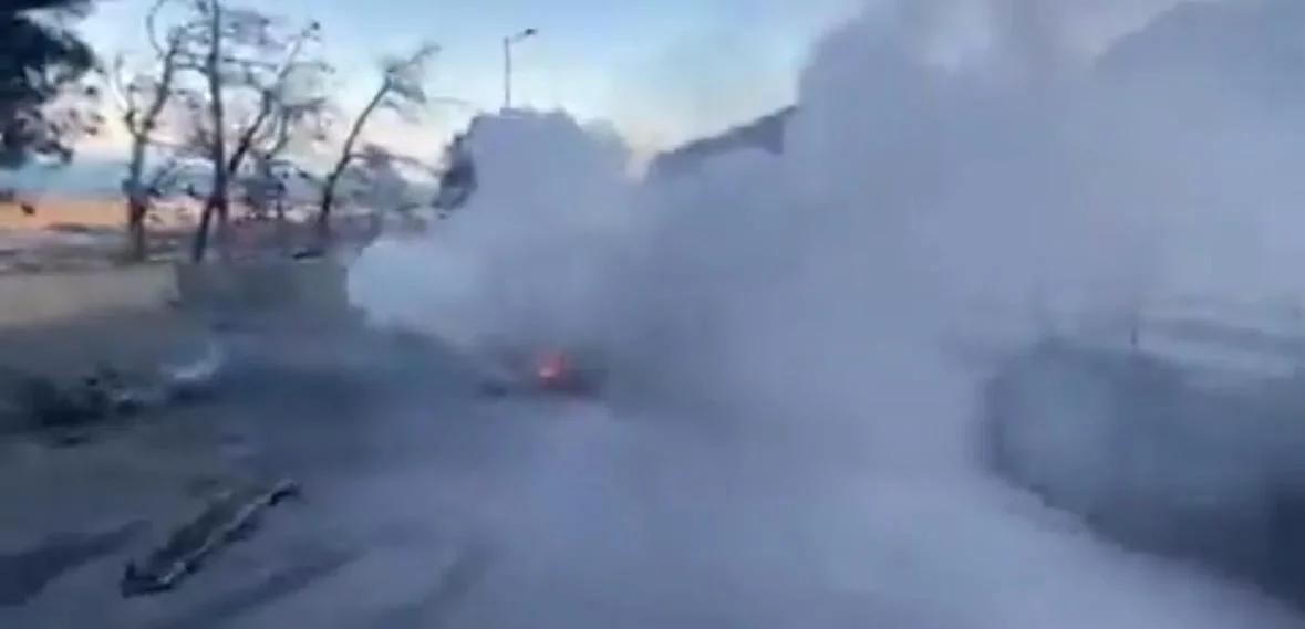 "KUZEY MARMARA’DA YANGIN: TIR YANDI"