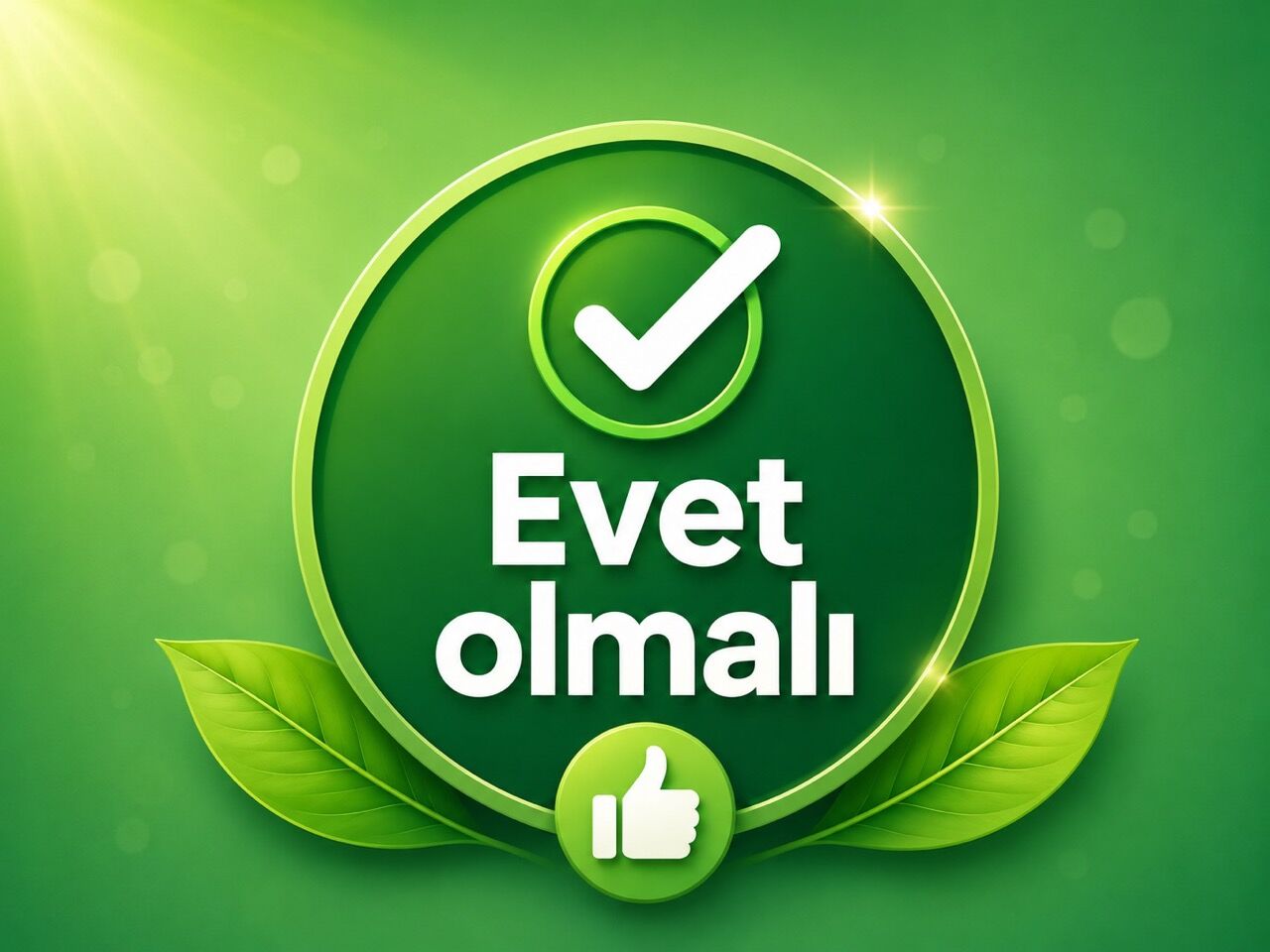 Evet, olmalı.