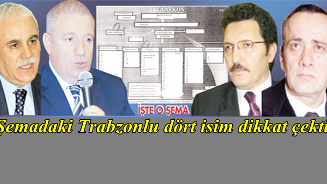 şemadaki 4 Trabzonlu İsim Dikkat Çekti