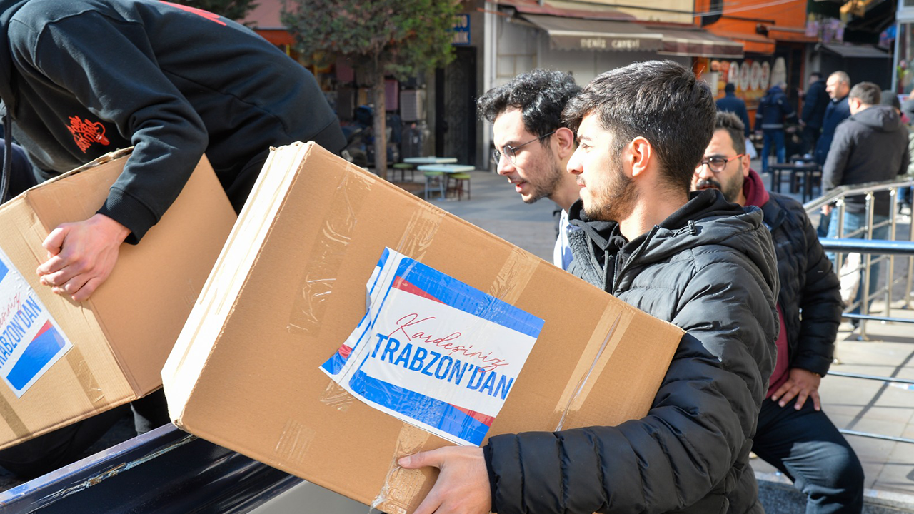 Trabzon Depremzedeler İçin Tek Yürek Oldu