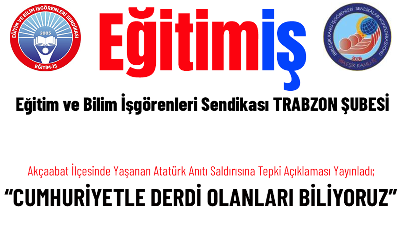 BAŞKAN TAMER ÖZLÜ "CUMHURİYETLE DERDİ OLANLARI BİLİYORUZ"