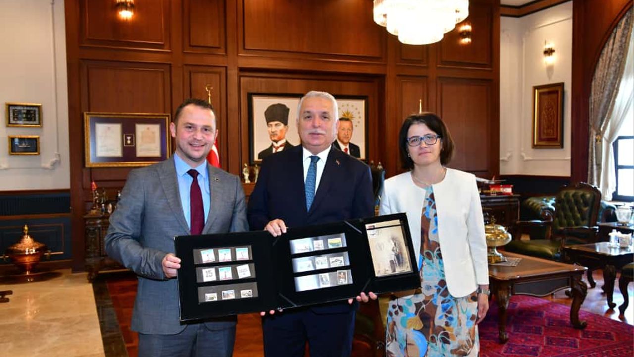 "VALİ YILDIRIM PTT TEŞKİLATINI KABUL ETTİ"