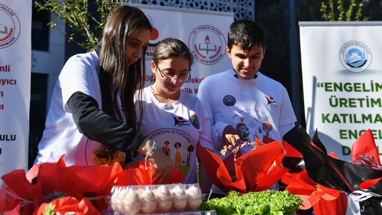 "ÖZEL GEREKSİNİMLİ BİREYLER, ÜRETMENİN MUTLULUĞUNU YAŞADI"