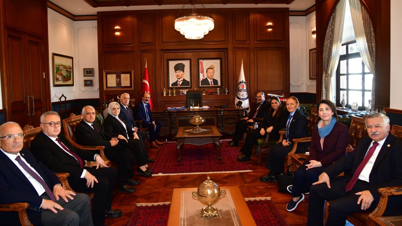 “VALİ YILDIRIM, TBMM ENGELLİ BİREYLERİN SORUNLARINI ARAŞTIRMA KOMİSYONU ÜYELERİYLE GÖRÜŞTÜ”