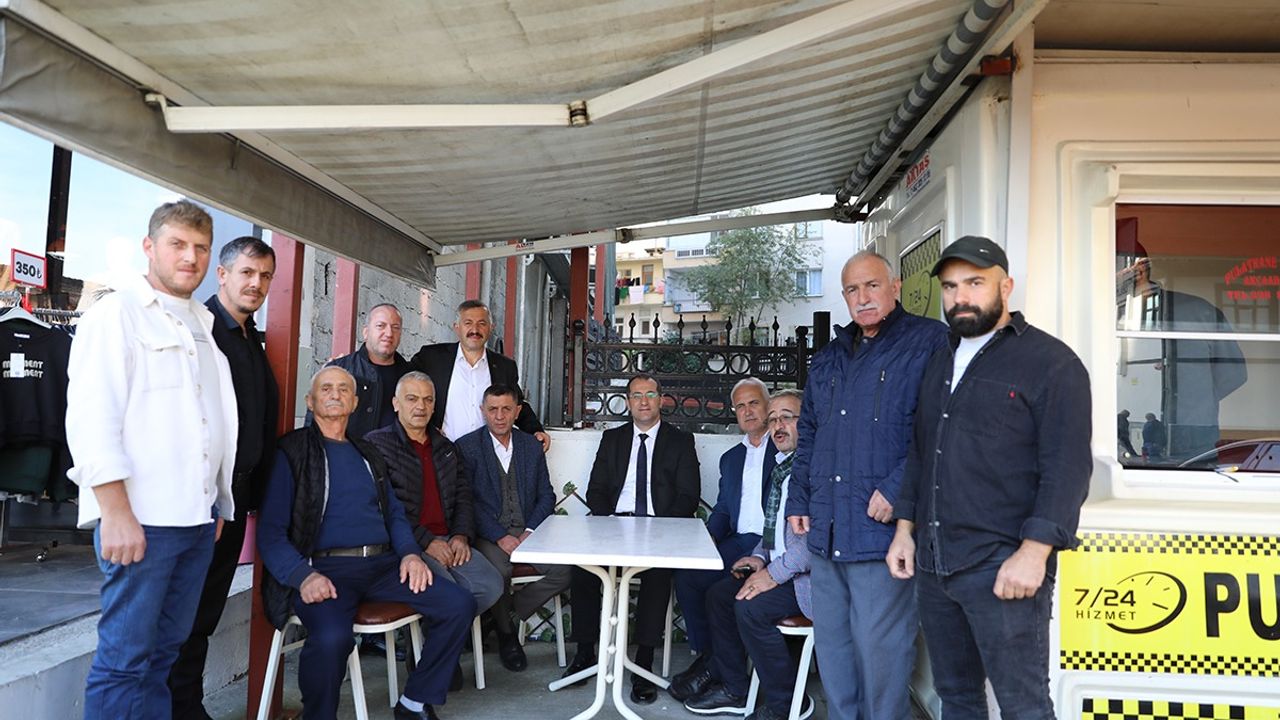 "BAŞKAN EKİM’DEN TAKSİCİ ESNAFINA ZİYARET"