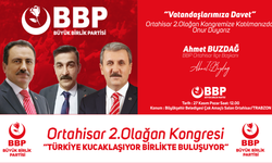 BBP Ortahisar İlçe Başkanlığı 2. Olağan Kongresine Davet