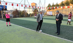 Akçaabat’ta Belediyeler Arası Futbol Turnuvası’nın Açılış Maçı Yapıldı