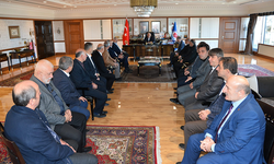 MUHTARLARDAN TAZİYE ZİYARETİ