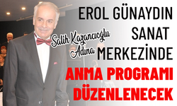 SALİH KAZANCIOĞLU İÇİN ANMA PROGRAMI DÜZENLENECEK