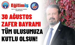 30 AĞUSTOS ZAFER BAYRAMI TÜM ULUSUMUZA KUTLU OLSUN!