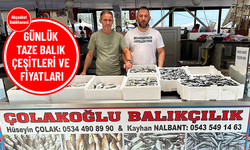 AKÇAABAT BALIKHANESİ... ÇOLAKOĞLU BALIKÇILIK'TA GÜNLÜK BALIK ÇEŞİTLERİ VE FİYATLARI