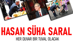 HASAN SÜHA SARAL: HER DUVAR BİR TUVAL OLACAK