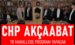 CHP AKÇAABAT 78 MAHALLEDE PROGRAM YAPACAK