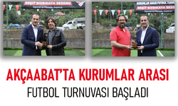 AKÇAABAT’TA KURUMLAR ARASI FUTBOL TURNUVASI BAŞLADI