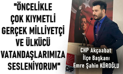 "ÖNCELİKLE ÇOK KIYMETLİ GERÇEK MİLLİYETÇİ VE ÜLKÜCÜ VATANDAŞLARIMIZA SESLENİYORUM"