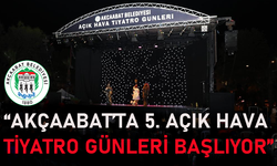 "AKÇAABAT’TA 5. AÇIK HAVA TİYATRO GÜNLERİ BAŞLIYOR"