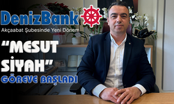 DENİZBANK AKÇAABAT ŞUBESİNDE YENİ DÖNEM “MESUT SİYAH GÖREVE BAŞLADI”