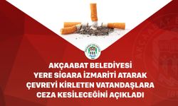 AKÇAABAT BELEDİYESİ’NDEN İZMARİT UYARISI: “YERE ATANLARA 2.953 TL CEZA”