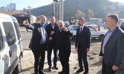 "MUSTAFA ŞEN, OSMANBABA KAVŞAĞI ÇALIŞMALARINI YERİNDE İNCELEDİ"