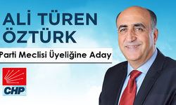 "ALİ TÜREN ÖZTÜRK PARTİ MECLİSİ ÜYELİĞİNE ADAY"