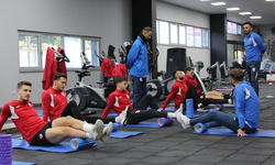 "SEBAT GENÇLİK SPOR SALONDA ÇALIŞTI"