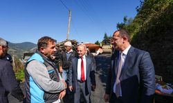 "AKÇAABAT BELEDİYESİ SAHADA ARALIKSIZ ÇALIŞIYOR"