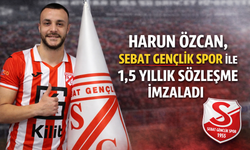 "HARUN ÖZCAN, SEBAT GENÇLİK SPOR İLE 1,5 YILLIK SÖZLEŞME İMZALADI"
