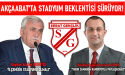 "AKÇAABAT’TA STADYUM BEKLENTİSİ SÜRÜYOR!"