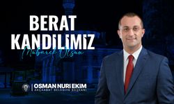 "AKÇAABAT BELEDİYE BAŞKANI OSMAN NURİ EKİM, BERAT KANDİLİ DOLAYISIYLA BİR MESAJ YAYIMLADI"