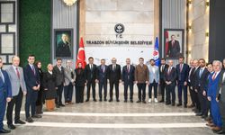 "ÜNAL’DAN TRABZON BÜYÜKŞEHİR BELEDİYESİ’NE ZİYARET"
