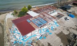 "TARTIŞILAN YAPI SÖKÜLDÜ"