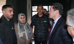 "BAŞKAN KAYA, EVİ YANAN AİLEYE YARDIM ELİNİ UZATTI"