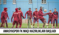 “AMASYASPOR FK MAÇI HAZIRLIKLARI BAŞLADI”