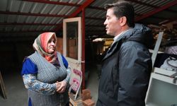 "BAŞKAN KAYA, HASTA KIZIYLA YAŞAMA TUTUNMAYA ÇALIŞAN ANNEYE YARDIM ELİ UZATTI"