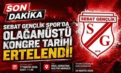 "SEBAT GENÇLİK SPOR’DA OLAĞANÜSTÜ KONGRE TARİHİ ERTELENDİ"