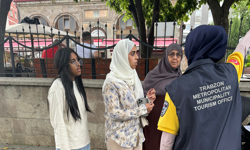 "BÜYÜKŞEHİR ON BİNLERCE TURİSTE HİZMET VERDİ"