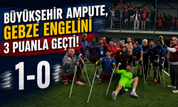 BÜYÜKŞEHİR AMPUTE, GEBZE ENGELİNİ 3 PUANLA GEÇTİ