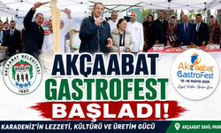 AKÇAABAT GASTROFEST BAŞLADI