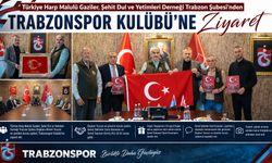 GAZİLER DERNEĞİ’NDEN TRABZONSPOR'A ANLAMLI ZİYARET