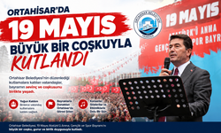 ORTAHİSAR’DA 19 MAYIS, BÜYÜK BİR COŞKUYLA KUTLANDI