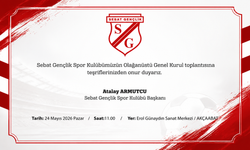 SEBAT GENÇLİK SPOR KULÜBÜ’NDEN OLAĞANÜSTÜ GENEL KURUL DAVETİ