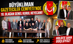 BÜYÜKLİMAN GAZETECİLER CEMİYETİ’NDE 10. OLAĞAN GENEL KURUL HEYECANI YAŞANDI
