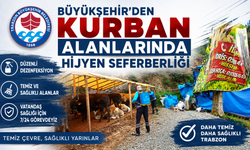 BÜYÜKŞEHİR’DEN KURBAN ALANLARINDA HİJYEN SEFERBERLİĞİ