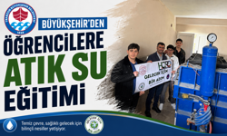 BÜYÜKŞEHİR’DEN ÖĞRENCİLERE ATIK SU EĞİTİMİ