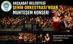 AKÇAABAT BELEDİYESİ ŞEHİR ORKESTRASI’NDAN MUHTEŞEM KONSER