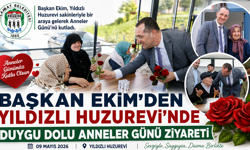 BAŞKAN EKİM’DEN YILDIZLI HUZUREVİ’NDE DUYGU DOLU ANNELER GÜNÜ ZİYARETİ