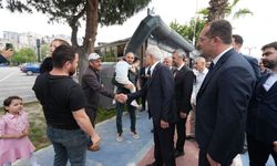 BAKAN URALOĞLU VE BAŞKAN EKİM SAHİLDE VATANDAŞLARLA BAYRAMLAŞTI