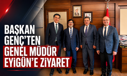 BAŞKAN GENÇ’TEN GENEL MÜDÜR EYİGÜN’E ZİYARET